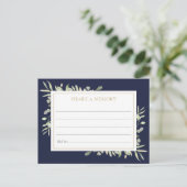 緑のお祝いの生活共有Aメモリカード ポストカード (スタンド正面)