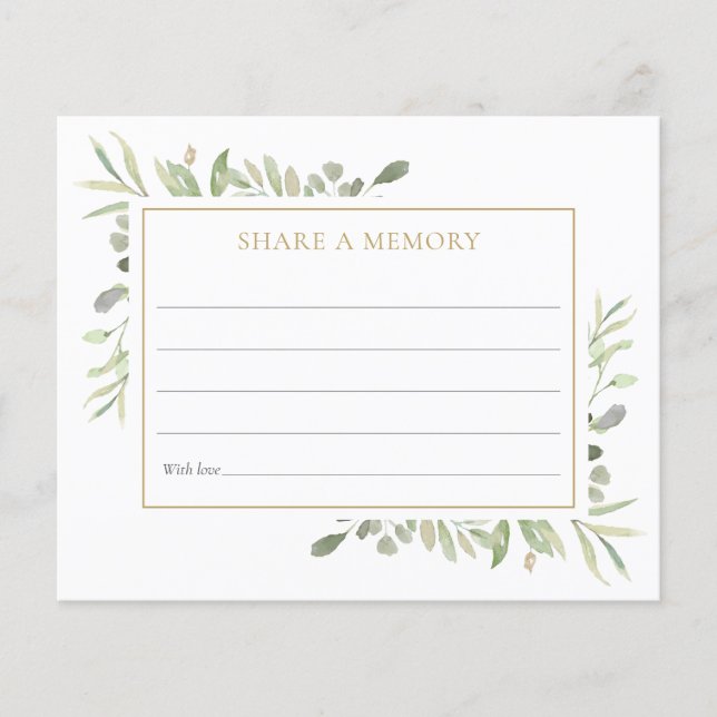 緑のお祝いの生活共有Aメモリ (正面)