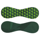 緑のかわいいカメレオン ソフトボール (パネル)