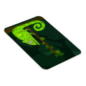 緑のかわいいカメレオン マグネット (右側)