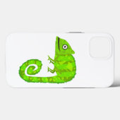 緑のかわいいカメレオン Case-Mate iPhoneケース (裏面 (横))