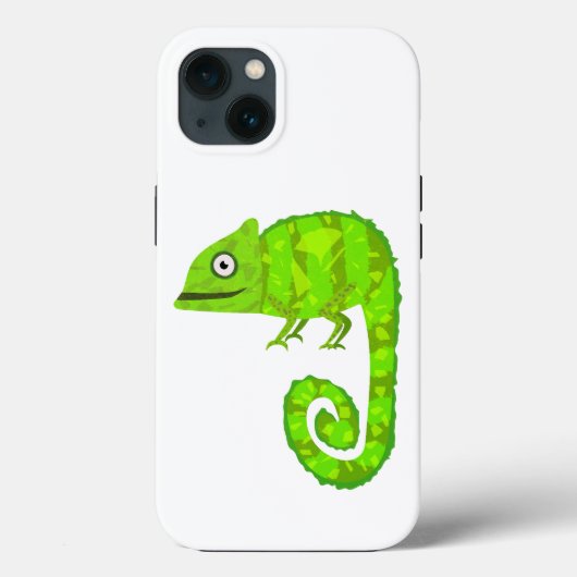 緑のかわいいカメレオン Case-Mate iPhoneケース (裏面)
