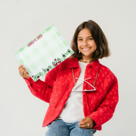 緑のかわいいキッズペルソナライズマンガガエル レターヘッド