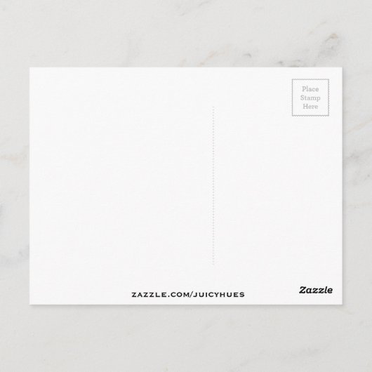 緑のかわいい木の環境 ポストカード (裏面)