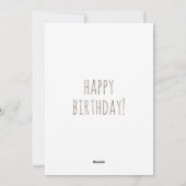 緑のかわいい象。子供の誕生日動物ホレー シーズンカード (裏面)