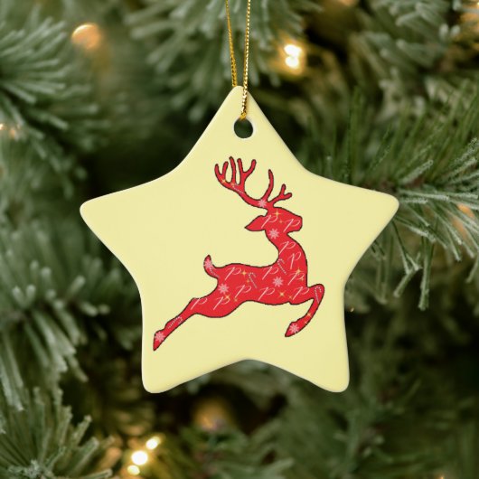 緑のがんオーナメント。ピンク青… セラミックオーナメント (ツリー)