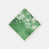 緑のきらめき スタンダードカクテルナプキン (角)