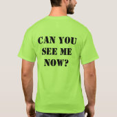 緑のこんにちは気力のワイシャツ: "私に今会うことができますか"。 XL Tシャツ (裏面)