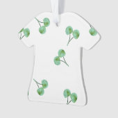 緑のさくらんぼパターン オーナメント (正面)