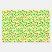 緑のつる植物離れの腱 ラッピングペーパーシート (正面2)