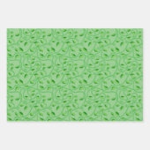 緑のつる植物離れの腱 ラッピングペーパーシート (正面)