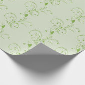 緑のつる植物 ラッピングペーパー (角)