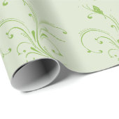 緑のつる植物 ラッピングペーパー (ロールコーナー)