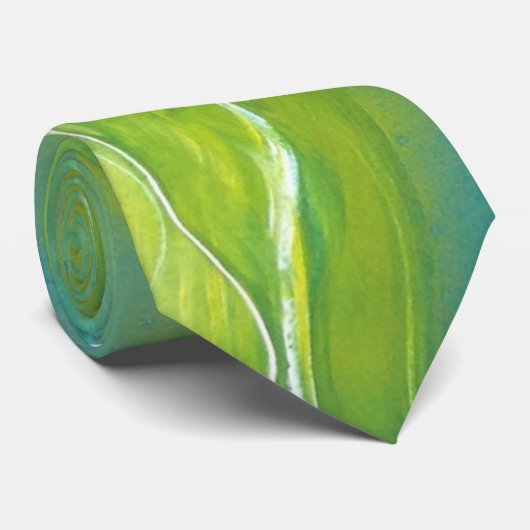 緑のねじれ ネクタイ (ロール)