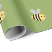 緑ののまわりにの包装紙 ラッピングペーパー (ロールコーナー)