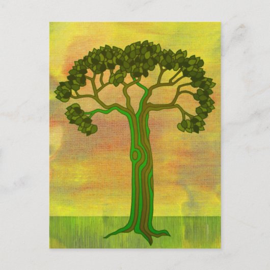 緑のはがき ポストカード (正面)