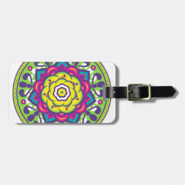 緑のはす曼荼羅 ラゲッジタグ