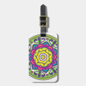 緑のはす曼荼羅 ラゲッジタグ (正面縦)