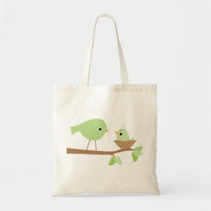 緑のひな鳥 トートバッグ