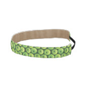 緑のりんごが付いているパターン アスレチックヘッドバンド (右)