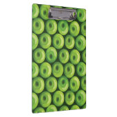 緑のりんごが付いているパターン クリップボード (右)