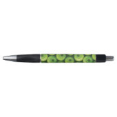 緑のりんごが付いているパターン ボールペン (正面)