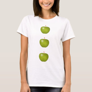 緑のりんごのワイシャツ Tシャツ