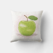 緑のりんご クッション (裏面)