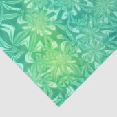 緑のろうけつ染め花ティッシュペーパー 薄葉紙 (詳細)