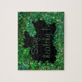 緑のアイビーで健康を保つ ジグソーパズル (縦)