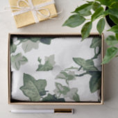 緑のアイビー葉のつる植物の分離 薄葉紙 (ギフト)