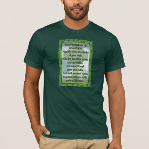 緑のアイルランドの天恵 Tシャツ