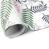 緑のアクセント付きボ離れタンパターン ラッピングペーパー (ロールコーナー)