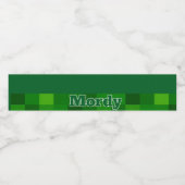 緑のアップシェリン水ボトルラベル ペットボトルラベル (シングルラベル)