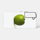 緑のアップルsgcna samsung galaxyケース (裏面横)