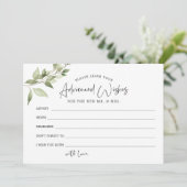 緑のアドバイスとミセス・カードの願い サンキューカード (スタンド正面)