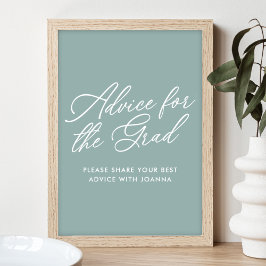 緑のアドバイスの看板 ポスター