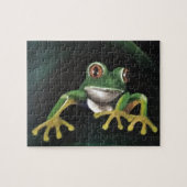 緑のアマガエル ジグソーパズル (横)