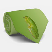 緑のアマガエル ネクタイ (ロール)