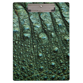 緑のアリゲータースキンテクスチャ クリップボード