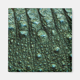 緑のアリゲータースキンテクスチャ マグネット