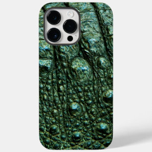 緑のアリゲータースキンテクスチャ Case-Mate iPhone 14 PRO MAXケース