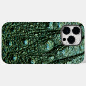 緑のアリゲータースキンテクスチャ Case-Mate iPhoneケース (裏面 (横))