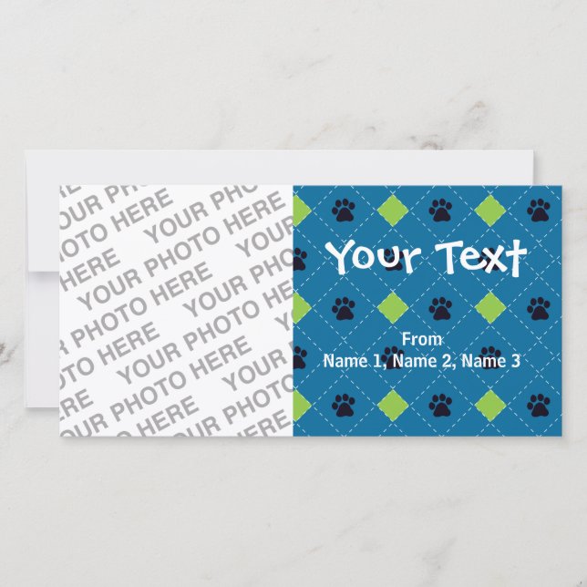 緑のアーガイル前刷り (正面)