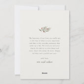 緑のアーチスクリプモダント2写真クリスマス シーズンカード (裏面)