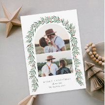 緑のアーチスクリプモダント2写真クリスマス