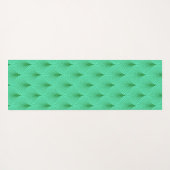 緑のアートデコシームレスパターンシャワーcu ヨガマット (裏面(横))