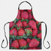 緑のイチゴ葉 エプロン (正面)