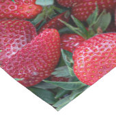緑のイチゴ葉 ショートテーブルランナー (コーナー)