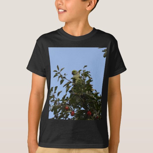 緑のインコ Tシャツ (正面)